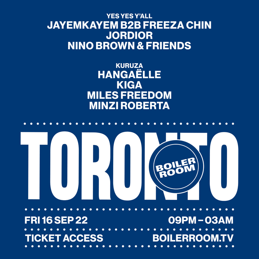 Flyer for event Boiler Room: Toronto | Day 2.