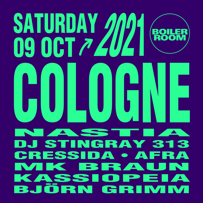 Flyer for event Boiler Room: Cologne.