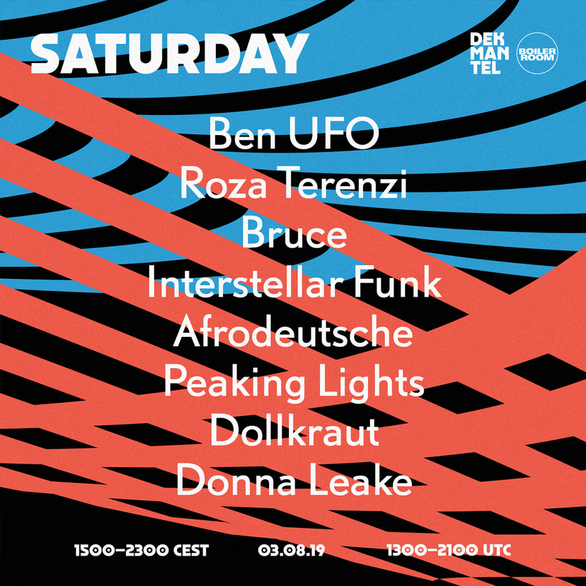 Flyer for event Dekmantel 2019: Saturday.