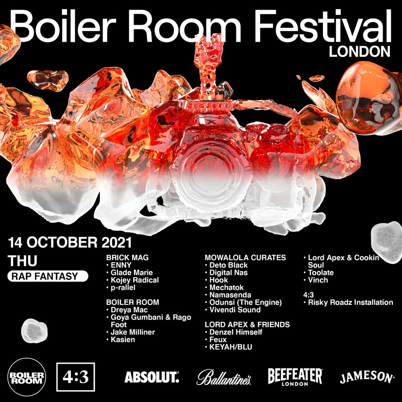 Flyer for event Thu: Rap Fantasy | Boiler Room Festival London.