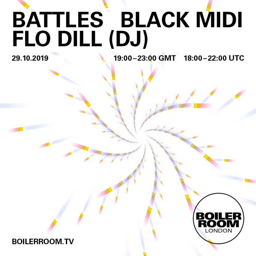 Flyer for event Battles & Black Midi.
