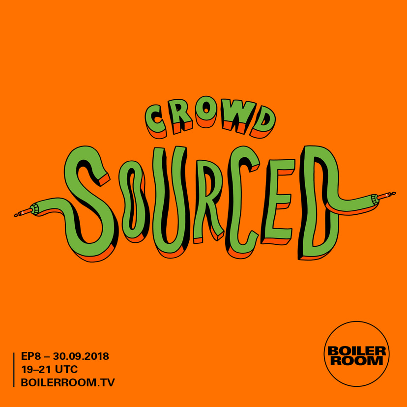 Flyer for event Crowdsourced #8: Jarreau Vandal.