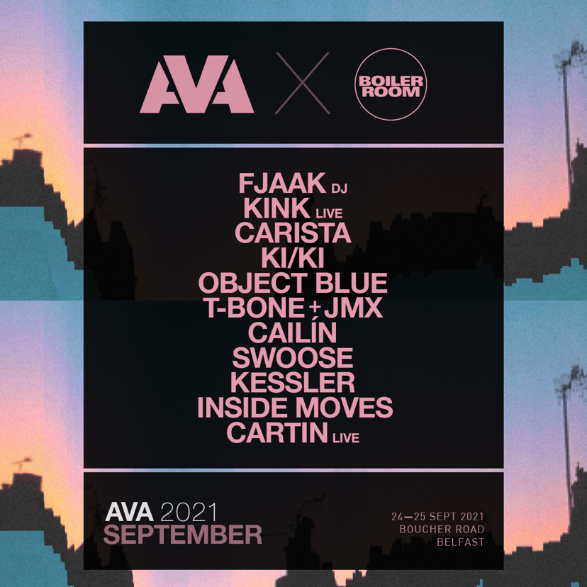 Flyer for event AVA Festival 2021.