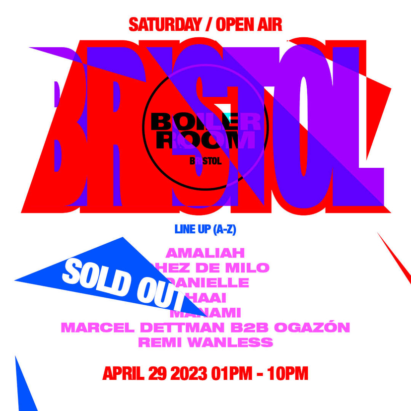 Flyer for event Bristol: Open Air | Saturday.
