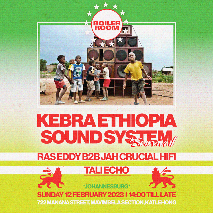 Flyer for event Johannesburg: Kebra Ethiopia Sound System.