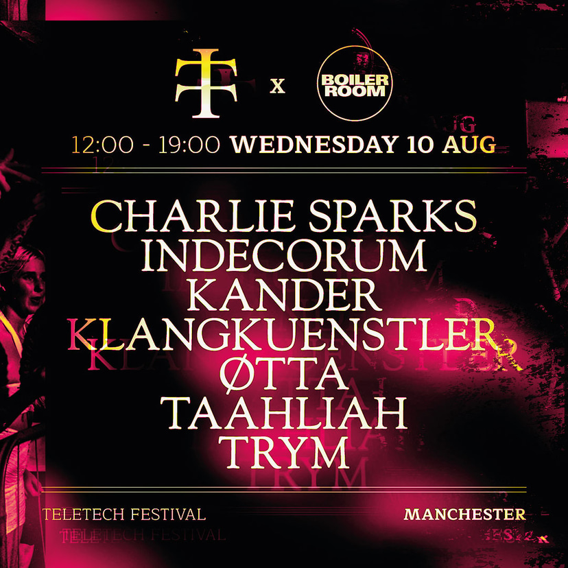 Flyer for event Teletech Festival 2022.